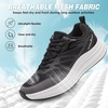 image:imageWomens Orthopedic Road Running Shoes Comfortable Arch Supports Plantar Fasciitis Orthotic Sports Athletic Sneakers Casual Flat Feet High Arch Tennis Work Walking Shoes for Foot Heel and Pain ReliefW1black