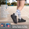 image:imageWomens Orthopedic Road Running Shoes Comfortable Casual Arch Support Plantar Fasciitis Athletic Sneakers High Arch Flat Feet Tennis Sports Work Walking Shoes for Foot and Heel Pain ReliefW1black