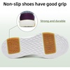 image:imageWomens Orthopedic SlipOn Loafers Walking Shoes for Plantar Fasciitis Comfortable SlipOn for High Arch Fit Support Flat Feet Orthotics Supportive Loafers for Foot and Heel Pain Blue Size 8