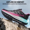 image:imageWomens Orthopedic Trail Running Shoes Comfortable Arch Support Plantar Fasciitis Orthotic Athletic Fashion Sneakers Flat Feet Casual Walking Hiking Tennis Shoes for Foot Heel and Pain ReliefW1black