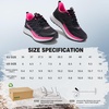 image:imageWomens Orthopedic Trail Running Shoes Comfortable Arch Support Plantar Fasciitis Orthotic Athletic Fashion Sneakers Flat Feet Casual Walking Hiking Tennis Shoes for Foot Heel and Pain ReliefW1black