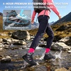 image:imageWomens Orthopedic Waterproof Hiking Boots Comfortable Wide Toe Box Plantar Fasciitis Arch Support Diabetic Walking Shoes Orthotic Outdoor Ankle Boots for Feet and Heel Pain ReliefK1black