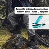 image:imageWomens Orthopedic Waterproof Trail Running Shoes Comfortable Arch Support Plantar Fasciitis Orthotic Athletic Sneakers Casual Flat Feet High Arch Trekking Walking Shoes for Foot Heel Pain ReliefW1black