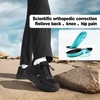 image:imageWomens Orthopedic Waterproof Trail Running Shoes Comfortable Arch Support Plantar Fasciitis Orthotic Athletic Sneakers Casual Flat Feet Sports Hiking Shoes for Foot Heel and Pain ReliefW1black