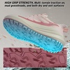 image:imageWomens Orthopedic Wide Plantar Fasciitis Shoes Comfortable Arch Support Diabetic Flat Feet Trail Running Athletic Hiking Sneakers Orthotic Casual Sports Trekking Walking Shoes for Foot amp Heel PainK3pale Orange