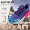 image:imageWomens Orthopedic Wide Plantar Fasciitis Shoes Comfortable Arch Support Diabetic Flat Feet Trail Running Athletic Hiking Sneakers Orthotic Casual Sports Trekking Walking Shoes for Foot amp Heel PainK1purple