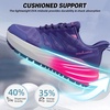 image:imageWomens Orthopedic Wide Plantar Fasciitis Shoes Comfortable Arch Support Diabetic Flat Feet Trail Running Athletic Hiking Sneakers Orthotic Casual Sports Trekking Walking Shoes for Foot amp Heel PainK1purple
