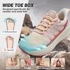 image:imageWomens Orthopedic Wide Plantar Fasciitis Shoes Comfortable Arch Support Diabetic Flat Feet Trail Running Athletic Hiking Sneakers Orthotic Casual Sports Trekking Walking Shoes for Foot amp Heel PainK3pale Orange