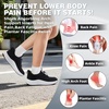 image:imageWomens Orthopedic Wide Tennis Sport Shoes Comfort Plantar Fasciitis Heel Spurs Arch Support Athletic Sneakers Supportive Orthotic Pain Relief Training Fashion Walking Shoes Black Size 8