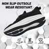 image:imageWomens Orthopedic Wide Tennis Sport Shoes Comfort Plantar Fasciitis Heel Spurs Arch Support Athletic Sneakers Supportive Orthotic Pain Relief Training Fashion Walking Shoes Black Size 8