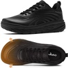 image:imageMens Orthopedic Diabetic Wide Running Shoes Comfortable Arch Support Plantar Fasciitis Sports Sneakers Casual Swollen Orthotic Work Tennis Walking Shoes for Ankle and Heel Pain ReliefK1black