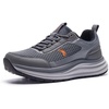 image:imageMens Orthopedic Waterproof Trail Running Shoes Comfortable Arch Support Plantar Fasciitis Cross Training Athletic Sneakers Orthotic Flat Feet Hiking Tennis Walking Sports Shoes for Foot Heel PainW2grey