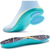 image:imageOrthoComfoot Comfortable Cushion Sneaker Insoles Men Women Plantar Fasciitis Relief Arch Support Running Sports Inserts Orthotics Gel Shock Absorbing for Walking All Day Size 11 Men13 WomenW1black