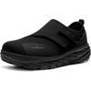 image:imageOrthoComfoot Mens Orthopedic Diabetic Wide Toe Box Shoes Adjustable Arch Support Plantar Fasciitis SlipOn Loafers Comfortable Walking Houes Shoes for Swollen Feet amp Heel Pain ReliefK1black