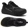 image:imageOrthoComfoot Mens Orthopedic Diabetic Wide Walking Shoes Comfortable Arch Support Plantar Fasciitis Fashion Sneakers Casual Hammer Toes Swollen Tennis Sports Shoes for Heel and Foot Pain ReliefK1black1