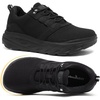image:imageOrthoComfoot Mens Orthopedic Diabetic Wide Walking Shoes Comfortable Arch Support Plantar Fasciitis Fashion Sneakers Casual Hammer Toes Swollen Tennis Sports Shoes for Heel and Foot Pain ReliefK1black