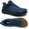 image:imageOrthoComfoot Mens Orthopedic Diabetic Wide Walking Shoes Comfortable Arch Support Sneakers for Plantar Fasciitis Flat Feet Neuropathy Foot Pain Relief Wide Toe Box for Casual Daily ComfortK2dark Blue