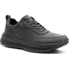 image:imageOrthoComfoot Mens Orthopedic Leather Dress Walking Shoes Comfortable Arch Support Oxfords for Plantar Fasciitis Casual Orthotic Thick Sole Sneakers for Foot and Heel Pain ReliefW1black