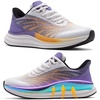 image:imageOrthoComfoot Mens Orthopedic Plantar Fasciitis Sneakers Comfortable High Arch Support Running Shoes for Walking Lightweight Casual Tennis Shoes Relief Flat Feet Heel PainW3white Purple