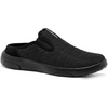 image:imageOrthoComfoot Mens Orthopedic SlipOn Loafers Walking Shoes with Arch Support Comfortable Orthotic Shoes for Plantar Fasciitis Casual Flat Feet Slippers for Foot and Heel Pain ReliefW1black