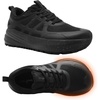 image:imageOrthoComfoot Mens Orthopedic Wide Trail Hiking Shoes Comfortable Arch Support Plantar Fasciitis Orthotic Casual Walking Shoes Breathable AllTerrain NonSlip Sneakers for Foot and Heel Pain ReliefK1black