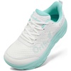 image:imageOrthoComfoot Womens Orthopedic Diabetic Wide Walking Shoes Comfortable Casual Arch Support Orthotic Plantar Fasciitis Sports Sneakers Swollen Feet Running Shoes for Foot and Heel Pain ReliefK2blueWhite