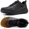 image:imageOrthopedic Shoes for Men Diabetic Wide Comfortable Casual Arch Support Plantar Fasciitis Fashion Sneakers Work Tennis Orthotic High Arch Swollen Feet Walking Shoes for Foot Heel PainK1black