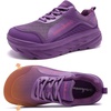 image:imageWomens Orthopedic Diabetic Walking Shoes Wide Toe Box Comfortable Casual Arch Support Plantar Fasciitis Orthotic Sneakers High Arch Swollen Work Tennis Sports Shoes for Foot and Heel Pain ReliefK2purple