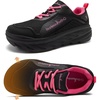 image:imageWomens Orthopedic Diabetic Walking Shoes Wide Toe Box Comfortable Casual Arch Support Plantar Fasciitis Orthotic Sneakers High Arch Swollen Work Tennis Sports Shoes for Foot and Heel Pain ReliefK1black