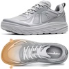 image:imageWomens Orthopedic Diabetic Wide Running Shoes Comfortable Casual Arch Support Plantar Fasciitis Sports Sneakers High Arch Orthotic Work Tennis Walking Shoes for Foot and Heel Pain ReliefK4gray