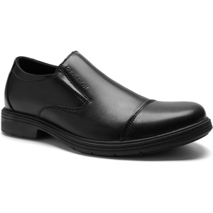 image:imageMens Orthopedic Business Leather Dress Shoes Comfortable Arch Support Plantar Fasciitis Formal Tuxedo Oxford Casual Fashion Modern Wingtip Slip On Loafers for Foot and Ankle Pain ReliefW1black