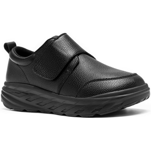 image:imageMens Orthopedic Diabetic Extra Wide Leather Dress Shoes Comfortable Arch Support Hammer Toes Walking Shoes for Plantar Fasciitis Casual Orthotic Slip On Laofers for Foot and Heel PainKk1black
