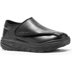 image:imageMens Orthopedic Diabetic Extra Wide Leather Dress Shoes Comfortable Arch Support Hammer Toes Walking Shoes for Plantar Fasciitis Casual Orthotic Slip On Laofers for Foot and Heel PainKk1black13