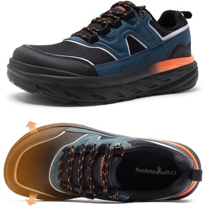 image:imageMens Orthopedic Diabetic Walking Shoes Wide Tox Box Comfortable Arch Support Plantar Fasciitis Orthotics Heel Spur Shoes Swollen Feet Casual Fashion Sneakers for Foot and Heel Pain ReliefK2dark Blue