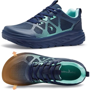 image:imageMens Orthopedic Diabetic Wide Running Shoes Comfortable Casual Arch Support Plantar Fasciitis Sports Sneakers High Arch Swollen Outdoor Work Tennis Walking Shoes for Foot and Heel Pain ReliefK2dark Blue