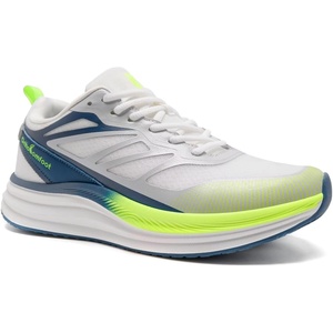 image:imageMens Orthopedic Road Running Shoes Comfortable Casual Arch Supports Plantar Fasciitis Orthotic Sports Athletic Sneakers Flat Feet High Arch Tennis Work Walking Shoes for Foot Heel and Pain ReliefW3white Blue