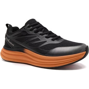image:imageMens Orthopedic Road Running Shoes Comfortable Casual Arch Supports Plantar Fasciitis Orthotic Sports Athletic Sneakers Flat Feet High Arch Tennis Work Walking Shoes for Foot Heel and Pain ReliefW1black