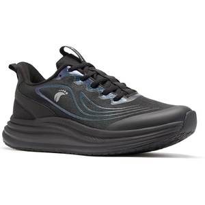image:imageMens Orthopedic Road Running Sneakers Comfortable Casual Arch Supports Plantar Fasciitis Orthotic Sports Athletic Shoes Flat Feet High Arch Tennis Work Walking Shoes for Foot Heel and Pain ReliefW1black