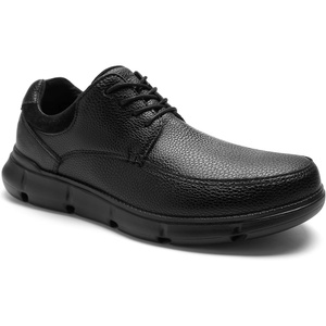 image:imageMens Orthopedic Wide Business Leather Dress Shoes  Arch Support Plantar Fasciitis Casual Formal Wingtip Oxford  Comfortable Cap Toe Orthotics Patent Tuxedo Sneakers for Foot and Heel Pain ReliefWk1black