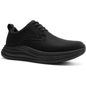image:imageMens Orthopedic Wide Walking Dress Shoes  Arch Support Plantar Fasciitis Classic Formal Leather Oxford  Comfortable Casual Classic Flat Feet Orthotics Sneakers for Foot and Heel Pain ReliefWk1black