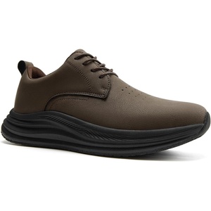 image:imageMens Orthopedic Wide Walking Dress Shoes  Arch Support Plantar Fasciitis Classic Formal Leather Oxford  Comfortable Casual Classic Flat Feet Orthotics Sneakers for Foot and Heel Pain ReliefWk2brown