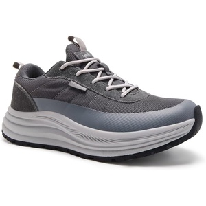 image:imageMens Wide Orthopedic Plantar Fasciitis High Arch Support Shoes  Comfortable Trail Running Shoes for Walking amp Hiking Orthotic Tennis Sneakers Relief Flat Feet Feet PainW2grey