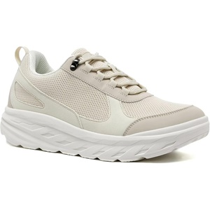 image:imageOrthoComfoot Mens Orthopedic Diabetic Comfortable Wide Walking Shoes  Plantar Fasciitis Fashion Sneakers with Arch Support for Swollen Casual Hammer Toes Shoes for Foot Pain ReliefK2beige