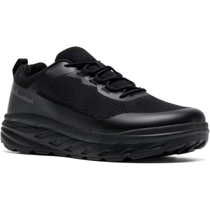 image:imageOrthoComfoot Mens Orthopedic Diabetic Wide Walking Shoes Comfortable Casual Arch Support Plantar Fasciitis Fashion Sneakers Work Tennis Orthotic High Arch Swollen Feet Shoes for Foot Heel PainK1black