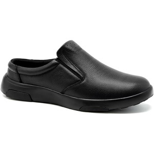 image:imageOrthoComfoot Mens Orthopedic Leather Dress Walking Shoes Comfortable Plantar Fasciitis Loafers with Arch Support for Flat Feet Casual Business Orthotic SlipOn for Foot and Heel Pain ReliefW1black