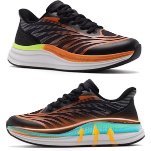 image:imageOrthoComfoot Mens Orthopedic Plantar Fasciitis Sneakers Comfortable High Arch Support Running Shoes for Walking Lightweight Casual Tennis Shoes Relief Flat Feet Heel PainW1black