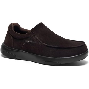 image:imageOrthoComfoot Mens Orthopedic Slip On Loafers Walking Shoes with Arch Support Suede Leather Dress SlipOns Loafers for Plantar Fasciitis Comfortable NonSlip Shoes for Foot and Heel Pain ReliefW3coffee
