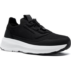 image:imageOrthoComfoot Mens Orthopedic SlipOn Loafers Walking Shoes Comfortable Casual Arch Support Plantar Fasciitis Thick Sneakers Breathable Work Tennis Orthotic Flat Feet Shoes for Foot Pain ReliefW1black