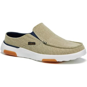 image:imageOrthoComfoot Mens Orthopedic SlipOn Loafers Walking Shoes with Arch Support Casual Plantar Fasciitis Slippers for Flat Feet Comfortable Orthotic Shoes for Foot and Heel Pain ReliefW3khaki