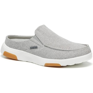 image:imageOrthoComfoot Mens Orthopedic SlipOn Loafers Walking Shoes with Arch Support Casual Plantar Fasciitis Slippers for Flat Feet Comfortable Orthotic Shoes for Foot and Heel Pain ReliefW8silvery Grey